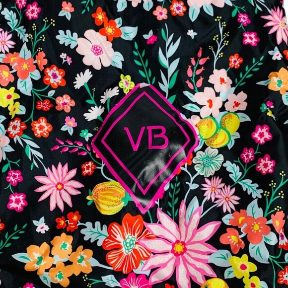 Vera Bradley Drawstring Backpack Retired Tangerine Twist Boho School Travel - Picture 4 of 7